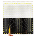 Quilting Ruler - 12.5" x 12.5" Slotted Acrylic Ruler by Unknown