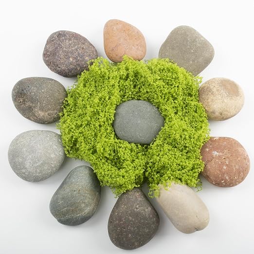 40 LBS Large Natural River Rocks – 2-3.5 Inch Unpolished Decorative Pebbles - Image 4