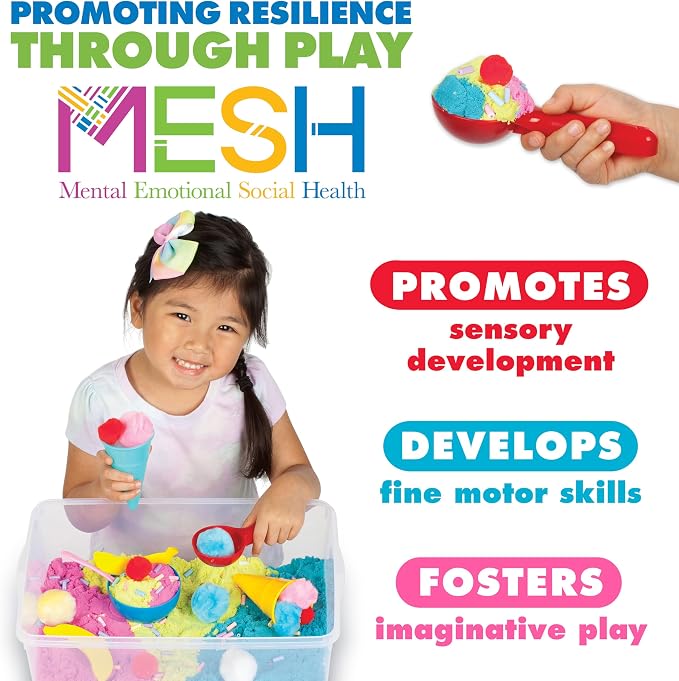 Creativity for Kids Sensory Bin: Ice Cream Shop Playset - Image 4