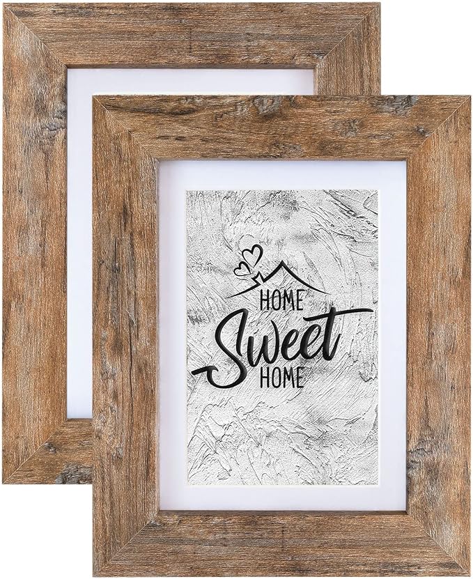 Califortree Rustic Brown 5x7 Picture Frame by Califortree