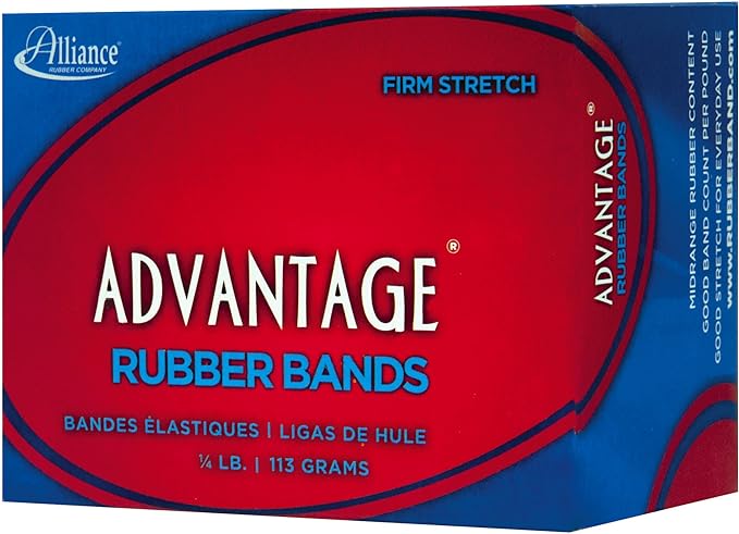Alliance Rubber 26199 Advantage Rubber Bands Size #19, 1/4 lb Box Contains - Image 3