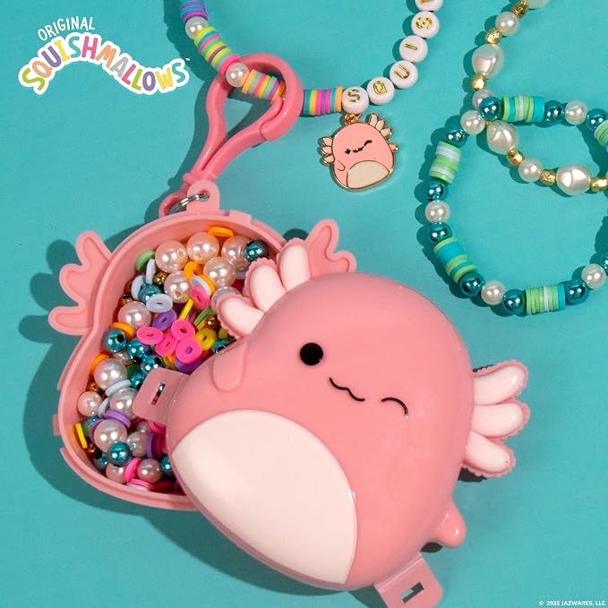 Original Squishmallows Archie The Axolotl Bracelet Kit, Friendship Bracelet Kit - Image 3