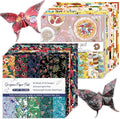 Origami Paper Kit 100 Sheets 70GSM 6 Inch Square Double Sided Color 100 Vivid by Bestartsuppliesforyou