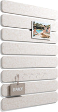 Fluxynara Cork Board Alternative Felt Strip Board 8-Pack 13"x2", Office Pin by FLUXYNARA
