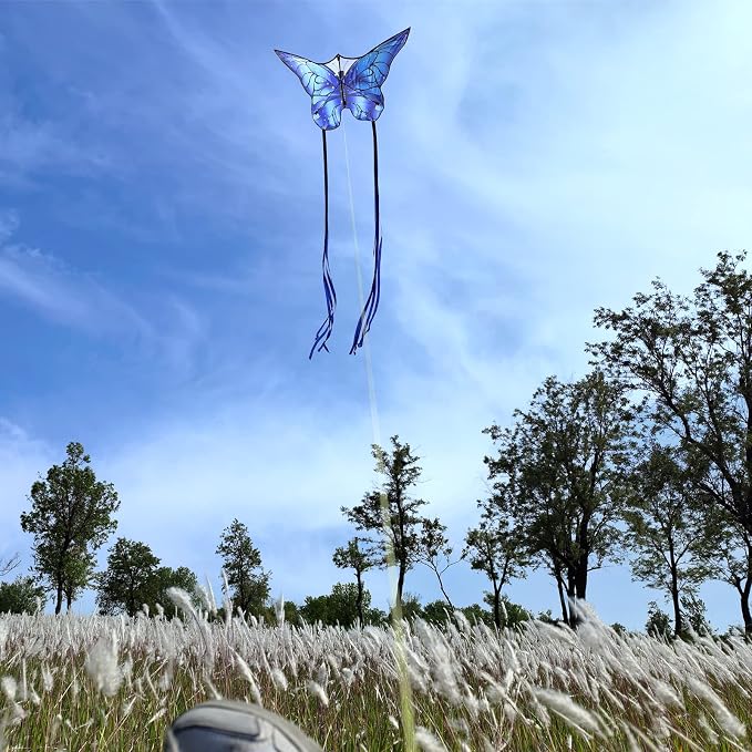 Butterfly Kites for Kids and Adults, 300ft String Handle Included - Image 2