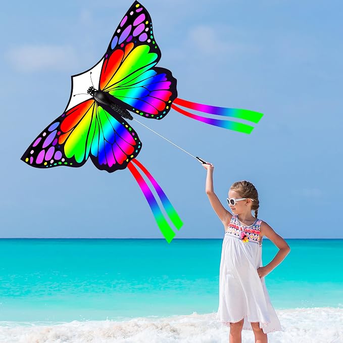 Butterfly Huge Kite for Kids and Adults Easy to Fly Single Line String - Image 7