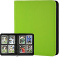 4 Pocket Ringless Side Loading Trading Card Binder, 160 Cards PU Fixed Page by GERMUN