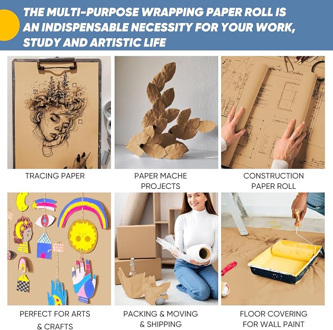 Brown Wrapping Paper, Bouquet Flower Father's Day Valentines Graduation Gift - Image 4