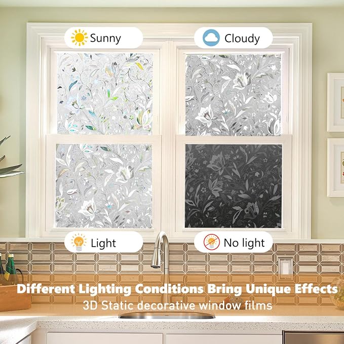Kromapolis Window Film, Window Privacy Film, Vinyl Glass Covering, Stained - Image 7