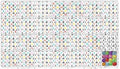 YMSDZHL Alphabet Beads A-Z 1400Pcs Letter Beads, Acrylic 4x7mm Round Letter by YMSDZHL