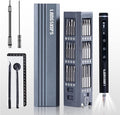 LANGSKIP'S 49 IN 1 Precision Electric Small Screwdriver, 5 Torque Settings Mini Electric Cordless Magnetic Screwdriver Set, 3.7V Rechargeable Kit with LED Display for Electronics Phone Glasses Watch