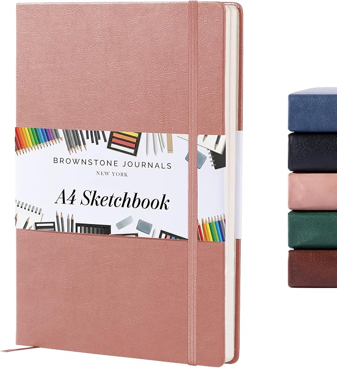 BROWNSTONE JOURNALS A4 Sketch Book Hardcover by Unknown
