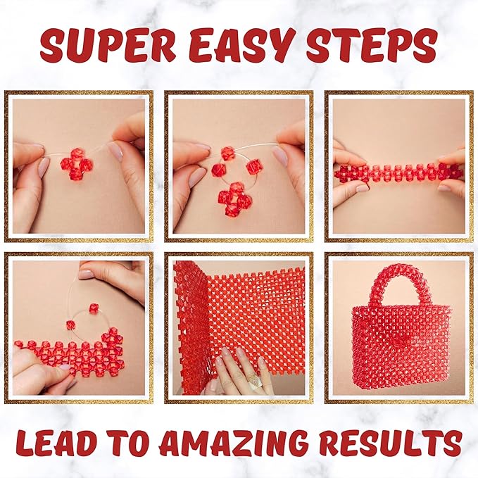 Create&Delight Arts and Crafts for Adults: Craft Supplies for Weaving Beaded - Image 2