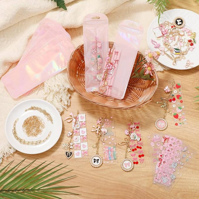 Tudomro 274 Pcs Acrylic Bookmark Making Kit 12 Set Acrylic Bookmark Blanks - Image 5