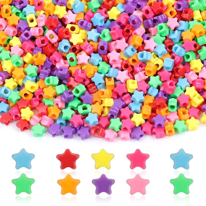 Star Pony Beads for Bracelets by KAKW