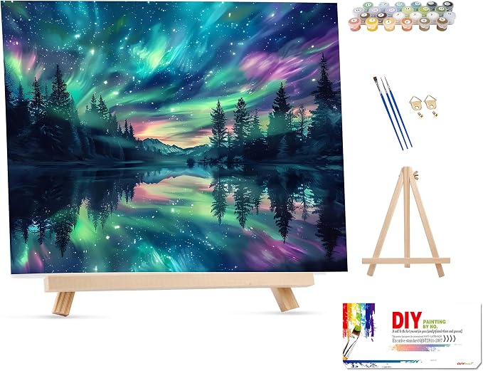 Hutarosl Aurora Paint by Numbers by Hutarosl