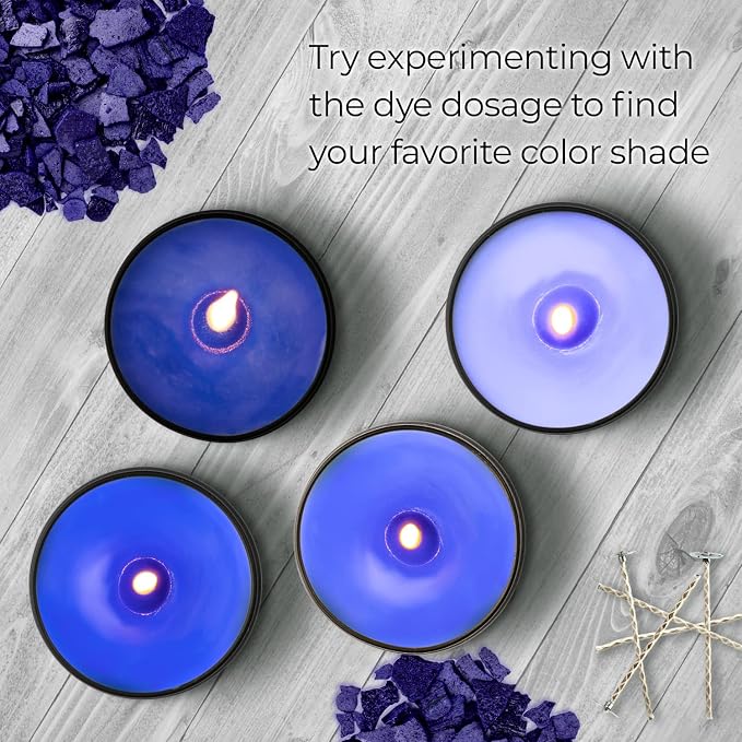 Dark Blue Candle Dye 2oz for Soy Candle Making – Highly Concentrated Candle Wax - Image 6