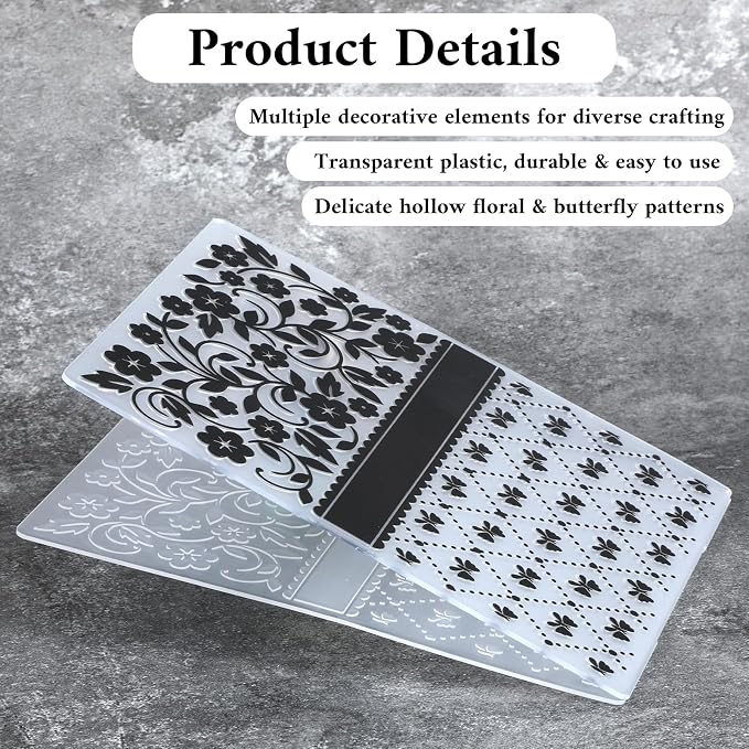 Yuanchu 3D Plastic Embossing Folder Template - Image 4