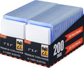 400 Card Sleeves Toploads for Cards, Premium Standard Size Trading Hard Plastic by TRUGQCardGuardians