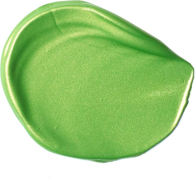Liquitex BASICS Acrylic Paint, 118ml Tube, Metallic Green - Image 2