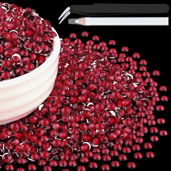 6000PCS 4mm Resin Rhinestones Bulk by BELLEBOOST