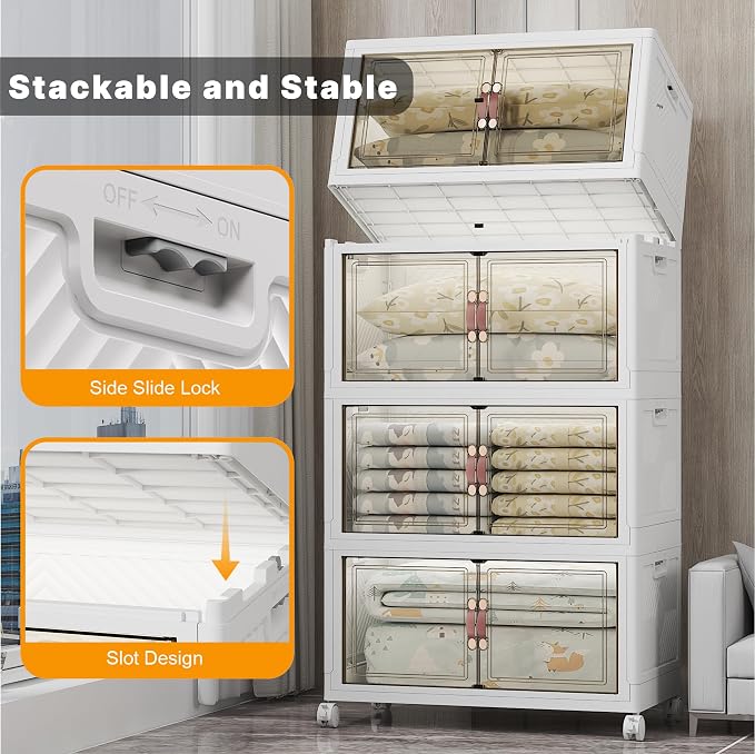UAMFURI 700QT Stackable Storage Bins - Image 6