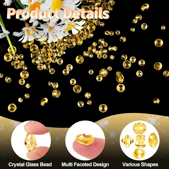 Crystal Beads, Rondelle Beads - Image 3