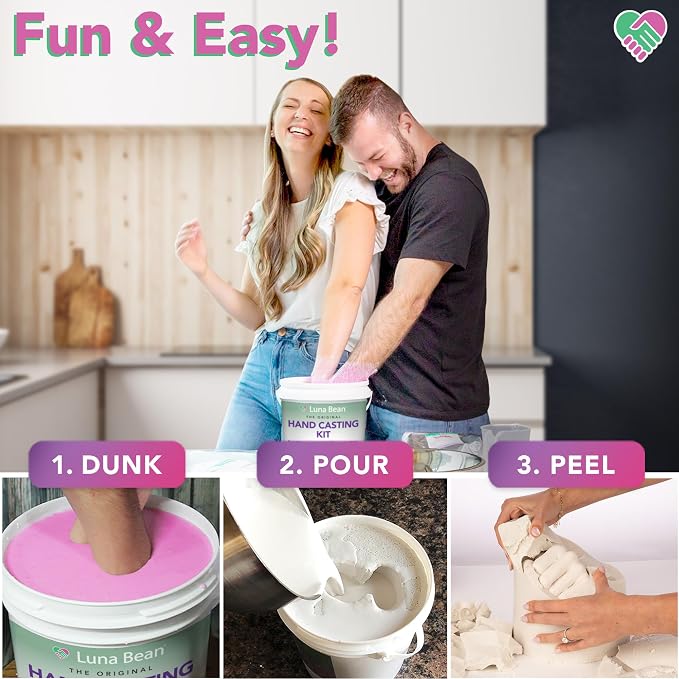Luna Bean Hand Casting Kit – The Original Hand Mold Kit - Image 4