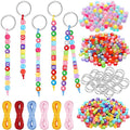 Landical 564 Pcs DIY Bead Keychain Kit Key Chain Making Craft Adjustable Letter by Landical
