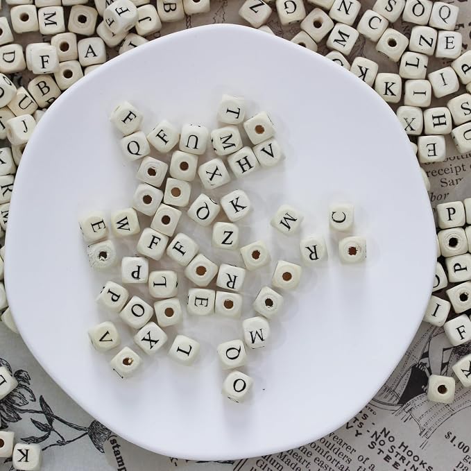 BetterJonny Natural Square Wooden Beads - Image 6