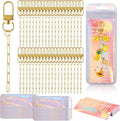 Wurosi 50 Set Paperclip Keychain Making Kit, Bag Charm Kit, 50 Keychain Clips by Unknown