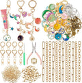VioraWhite 457 Pcs Charms Lip Gloss Keychain Making Kit DIY Keychains Kit by VioraWhite