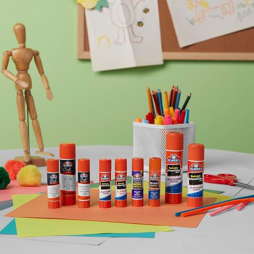 Elmer's Disappearing Purple School Glue Sticks, 22 Grams, Vision Board - Image 6