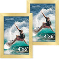 FIXSMITH 4x6 Picture Frame Set of 2, Photo Frame 4x6 by FIXSMITH