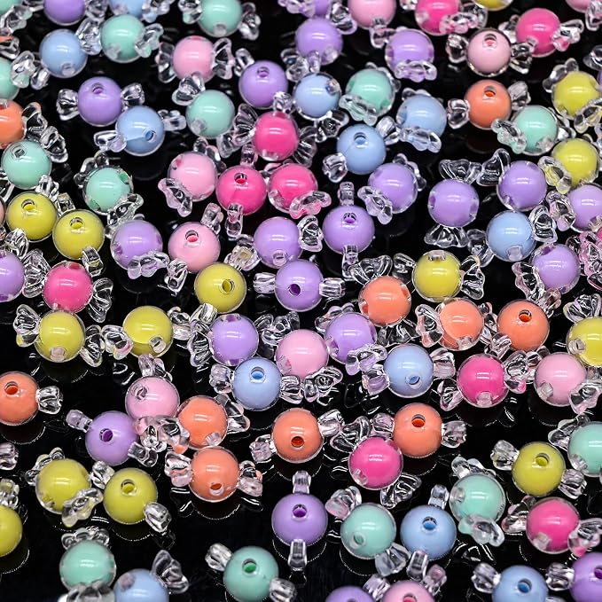 200+ pcs Candy Bulk Assorted Cute Kandi Beads - Image 3