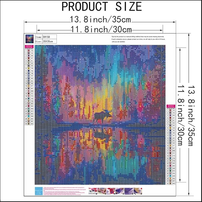 SHICERNHJ Sky Aurora Diamond Art Kits - Image 5