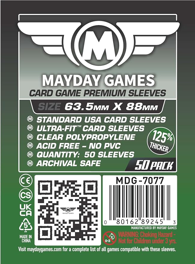 Mayday Games Specter Ops Game Accessory- Premium Card Sleeve Bundle by MAYDAYGAMES