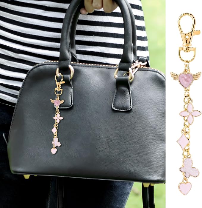 20pcs Gold Keychain Making Kit, Key Ring Swivel Snap Hook Chains, Alloy - Image 5