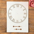 TIAMECH A4 Reusable Rome Clock Dial Stencil by TIAMECH