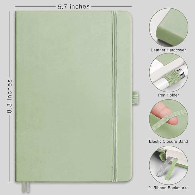 RETTACY Graph Grid Paper Notebook, 192 Pages, A5 Size | 5 Squares per Inch - Image 2