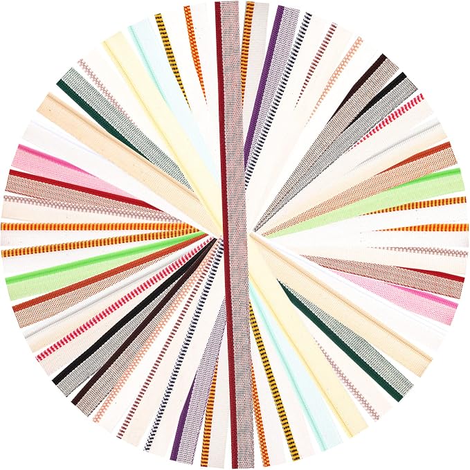 24 Pieces Bookbinding Endbands 12 Inch 24 Colors Cotton Binding | Cotton by fuceury