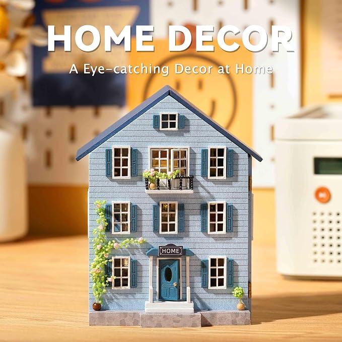 Flever Dollhouse Miniature DIY House Kit Creative Room - Image 9