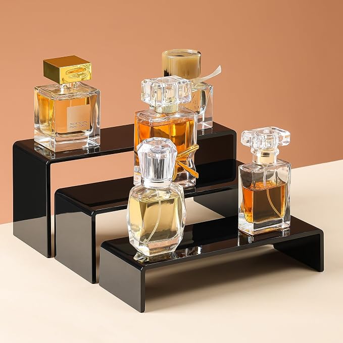 ANDGOO 6 Pcs Acrylic Display Risers, 2 Set Rectangular Display Stands, Acrylic - Image 6