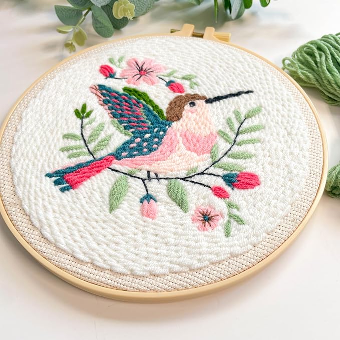Myfelicity Punch Needle Embroidery Kit, Beginner Craft Set - Image 4