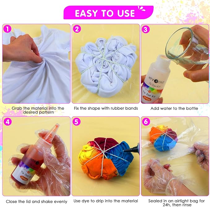 HTVRONT Tie Dye Kit - Image 6