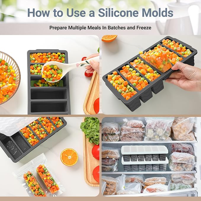 1/2 Cup Silicone Freezer Molds - Image 5