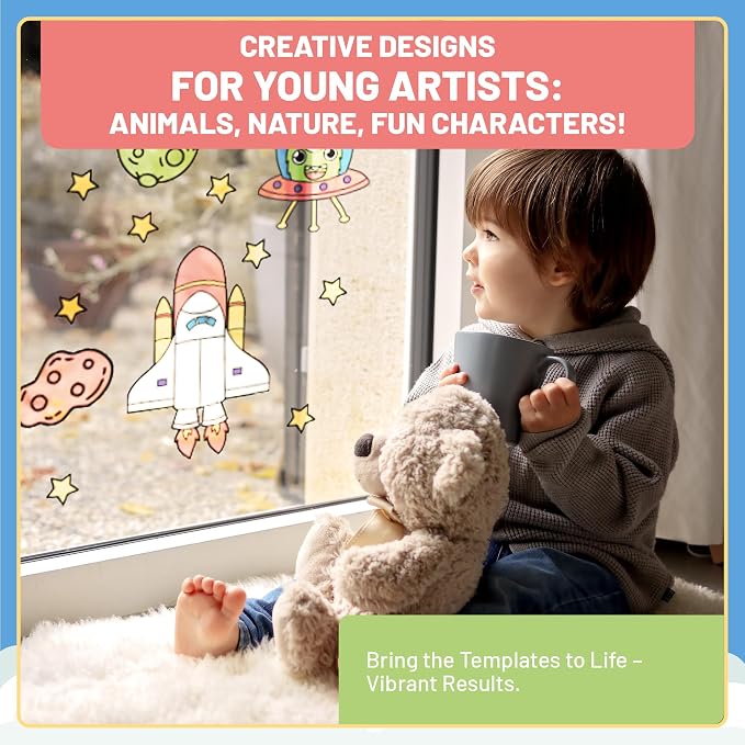 Window Cling Paint Set - Image 3