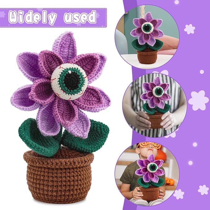 kgxulr Crochet Kit, Big-Eyed Knitting Kit - Image 7