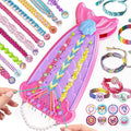 Euclidean Cube 2-in-1 Friendship Bracelet Making Kit, Arts and Crafts by EuclideanCube
