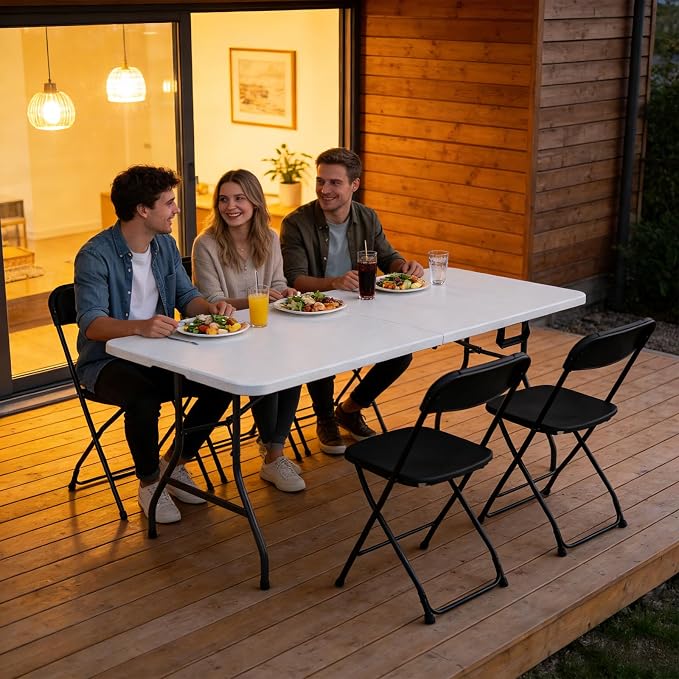Folding Table 6ft - Image 2